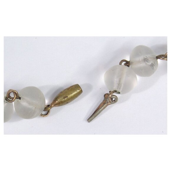 Rare Antique c1900 Stanhope Microphoto Viewer Necklace Niagara Falls Glass Beads - Picture 11 of 12